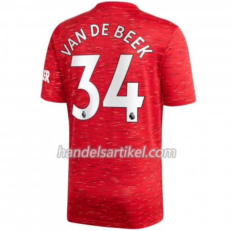 Manchester United Donny van de Beek 34 Heim Trikotsatz 2020/21